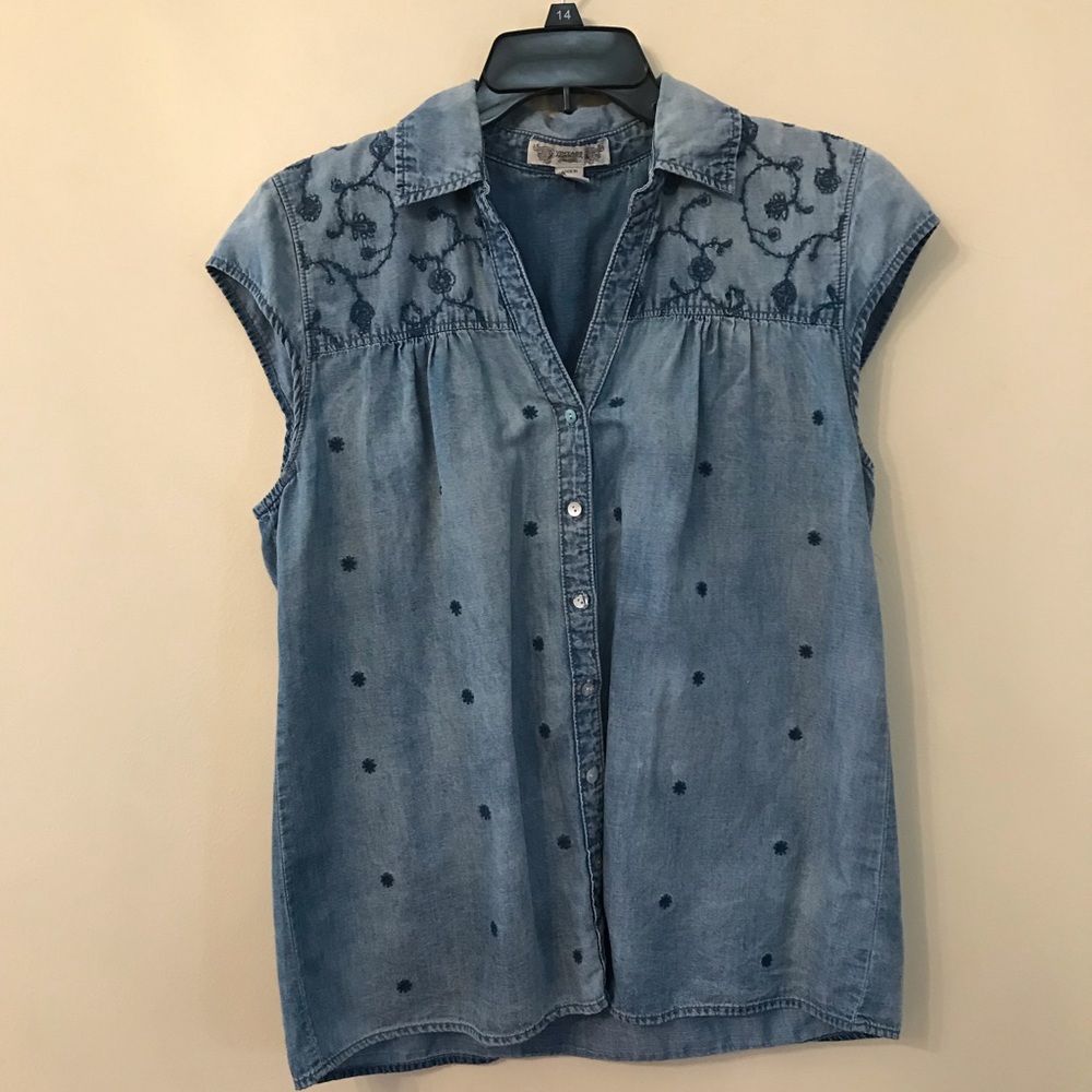 Vintage America Denim Blouse